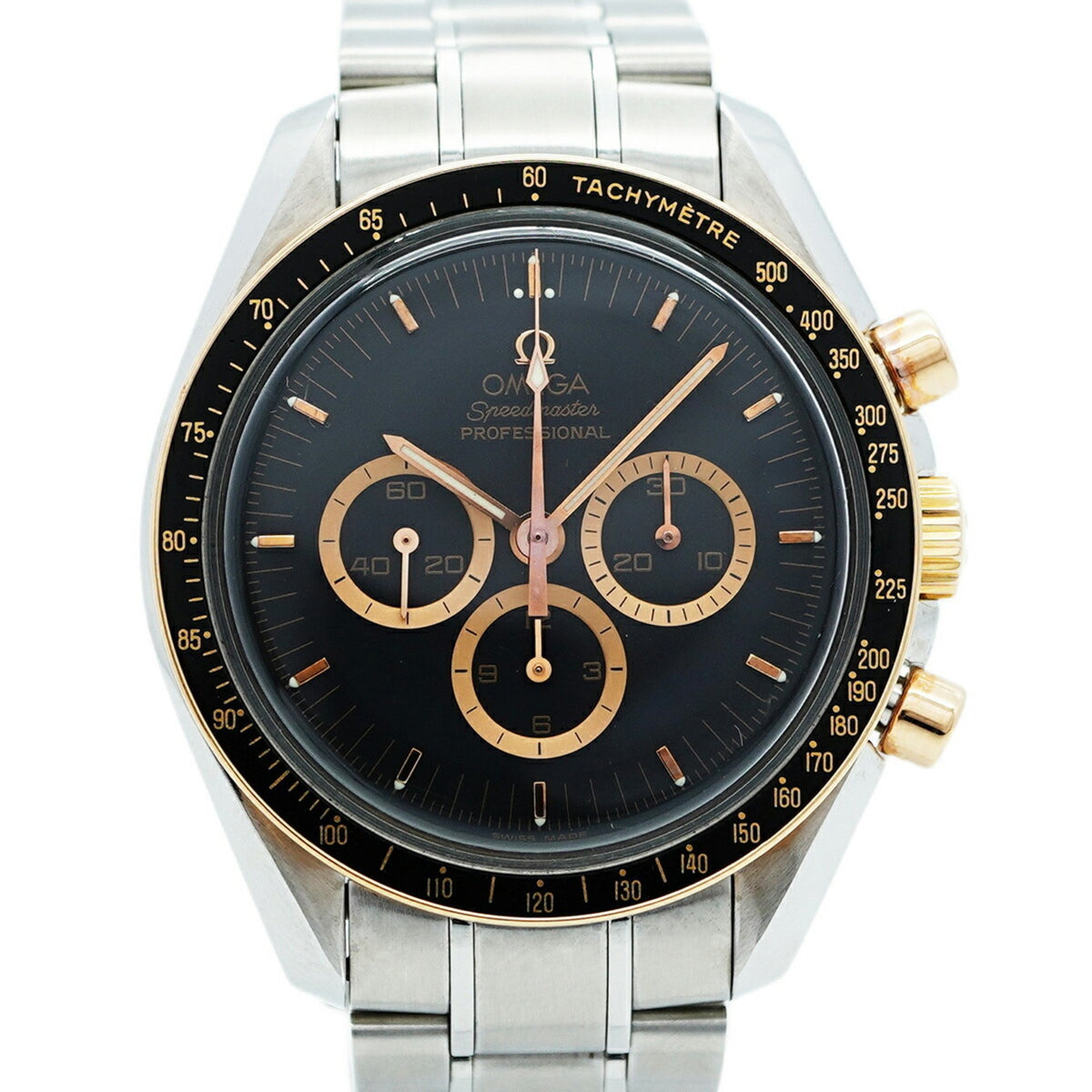 Pre-Owned Omega Speedmaster 3366.51 Black Dial Men's Watch