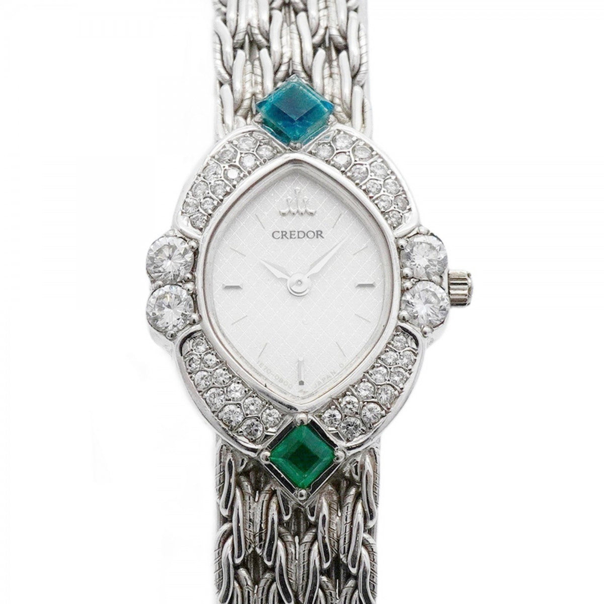 Pre-Owned Seiko Credor 1E70-5A8A Silver Dial Women's Watch