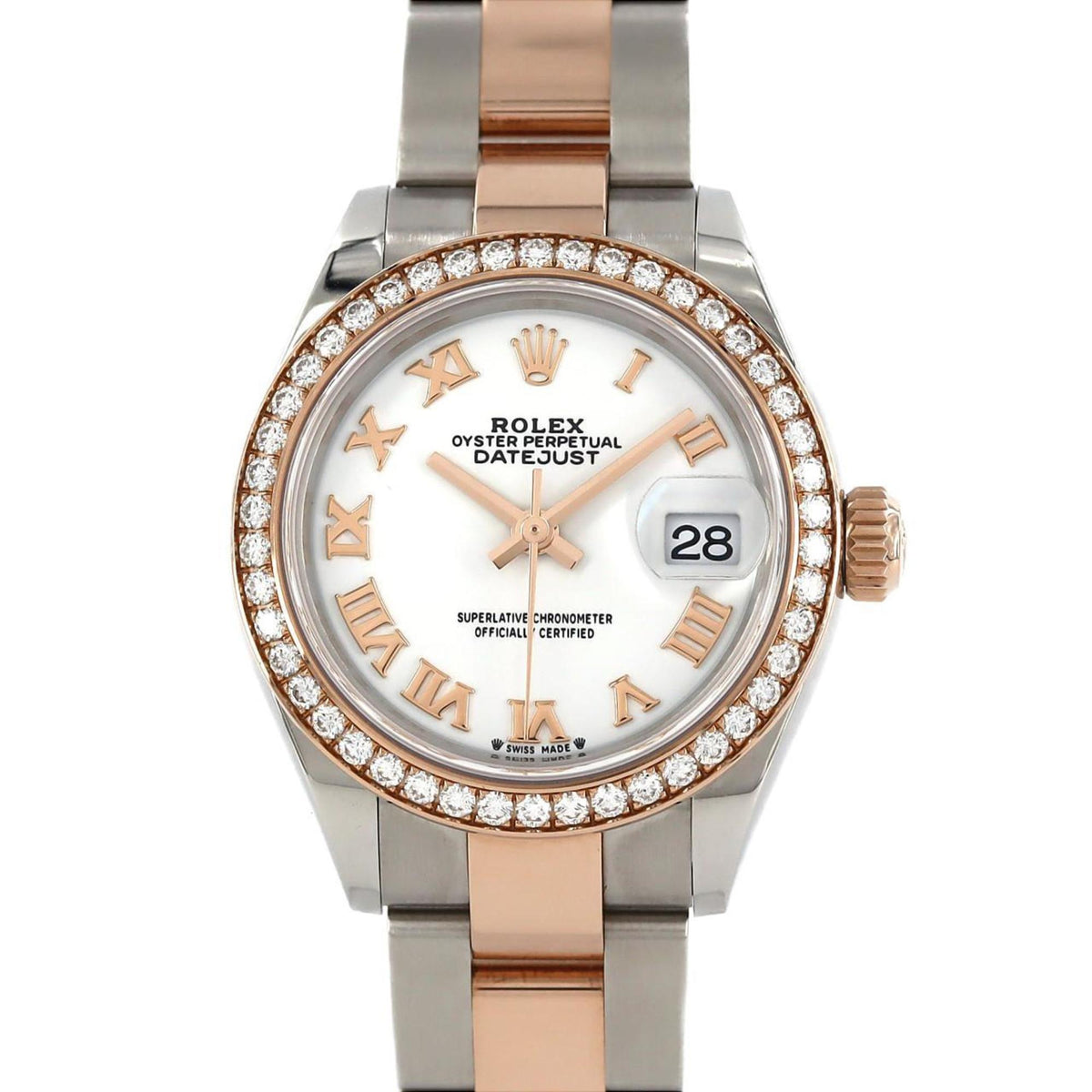 Pre-Owned Rolex Datejust 279381RBR?3 SSxPG Wristwatch Automatic Random Number