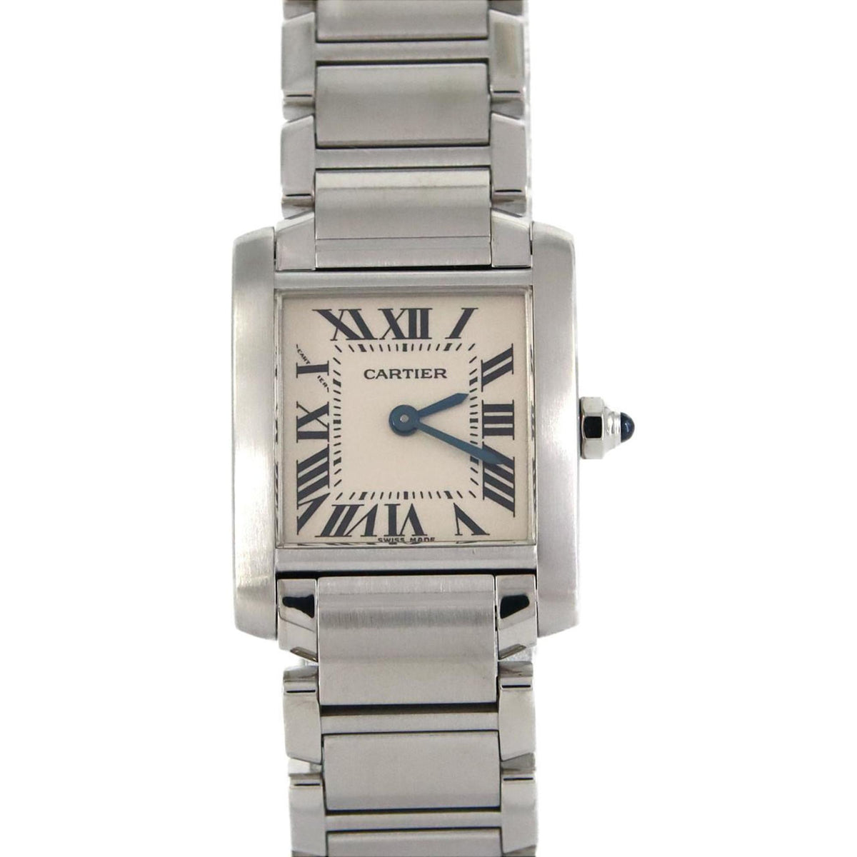 Pre-Owned Cartier Tank Francaise SM W51008Q3 SS Wristwatch Quartz