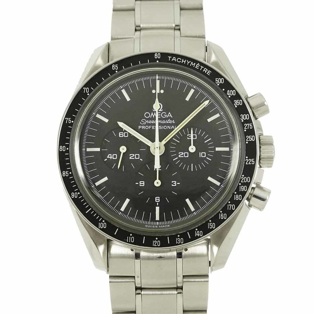 Pre-Owned OMEGA Speedmaster Professional 3571 50 Galaxy Express 999 Men's Watch Black Manual Winding