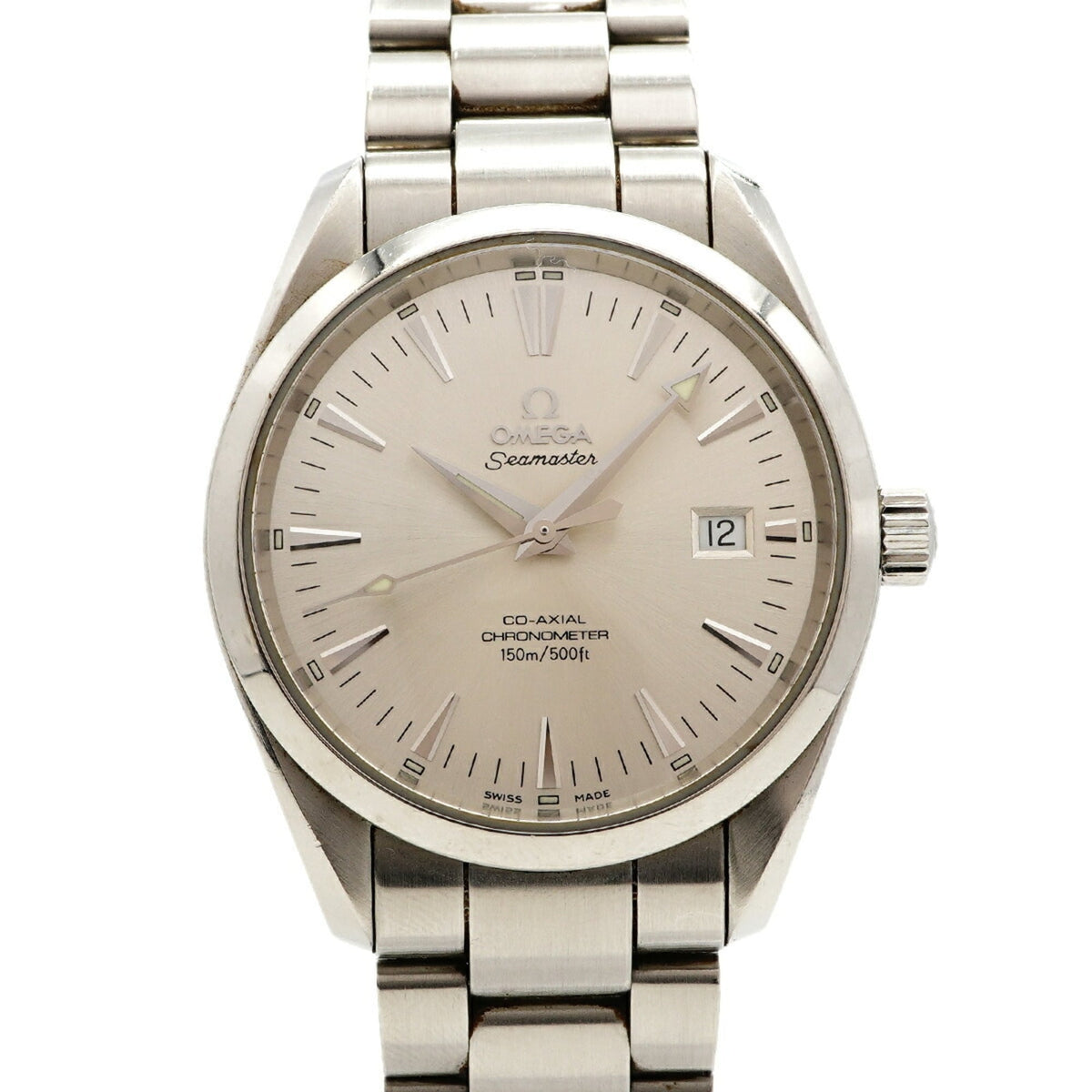 Pre-Owned Omega Seamaster Aqua Terra 2503.30 Silver Dial Men's Watch