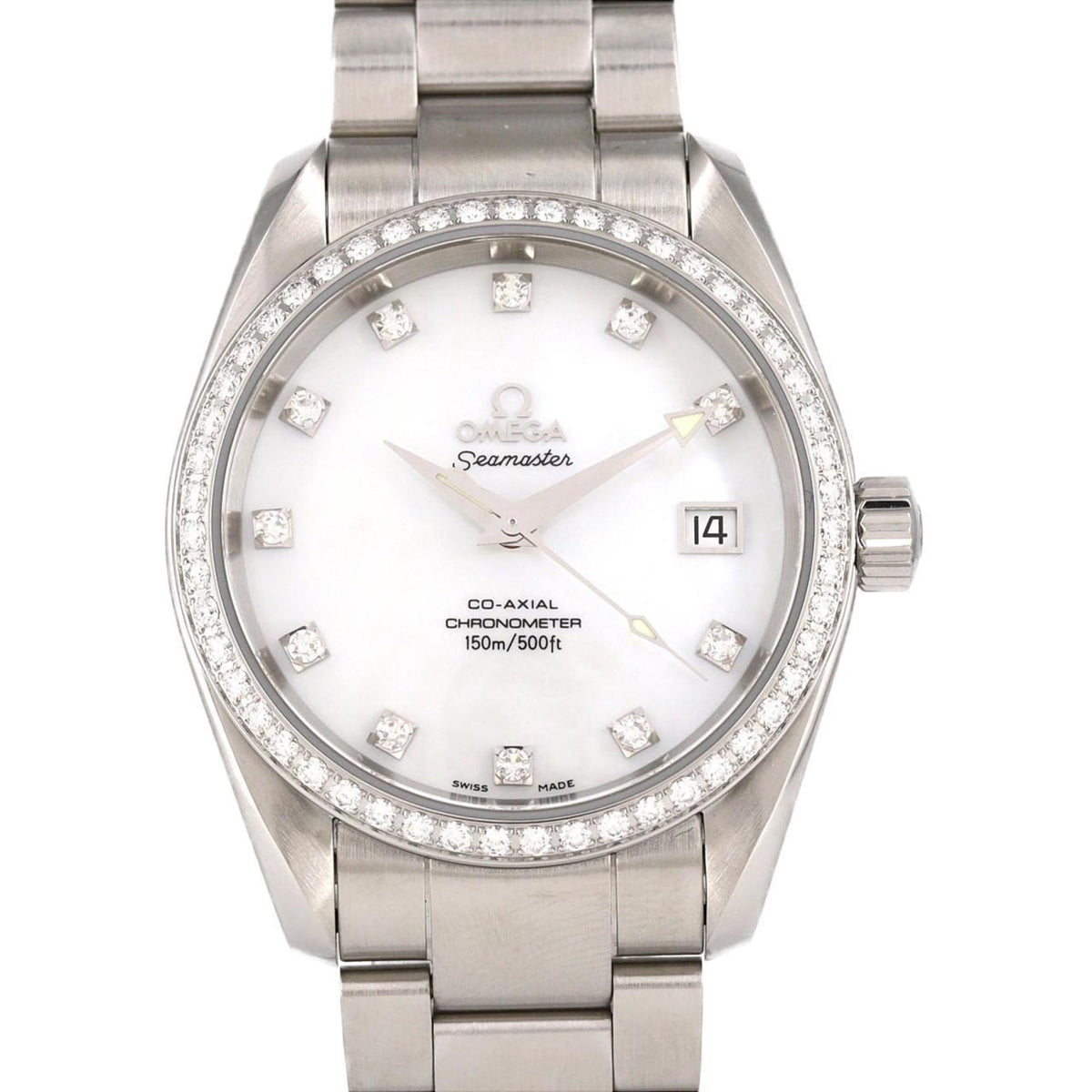 Pre-Owned Omega Seamaster Aqua Terra D-11P 2509.75 Stainless Steel Automatic Watch