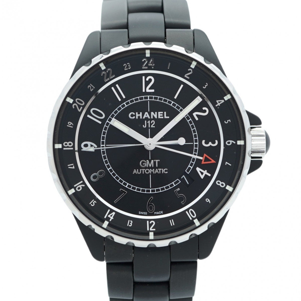 Pre-Owned Chanel J12 H3101 Black Dial Men's Watch