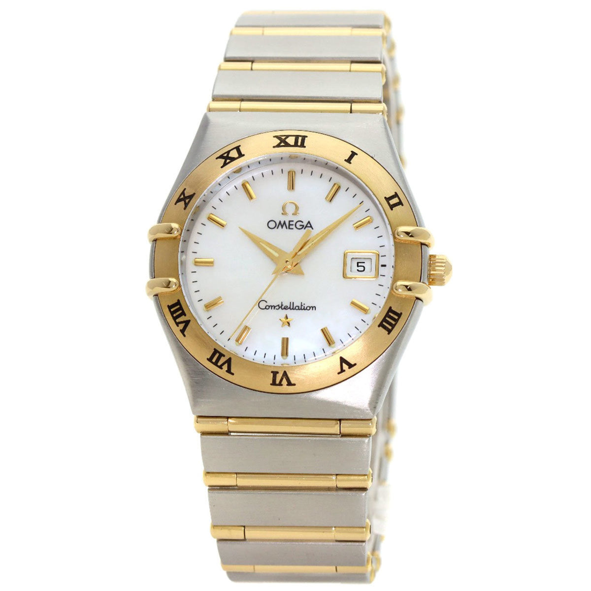 Pre-Owned OMEGA Constellation Watch Stainless Steel SSxK18YG Boys