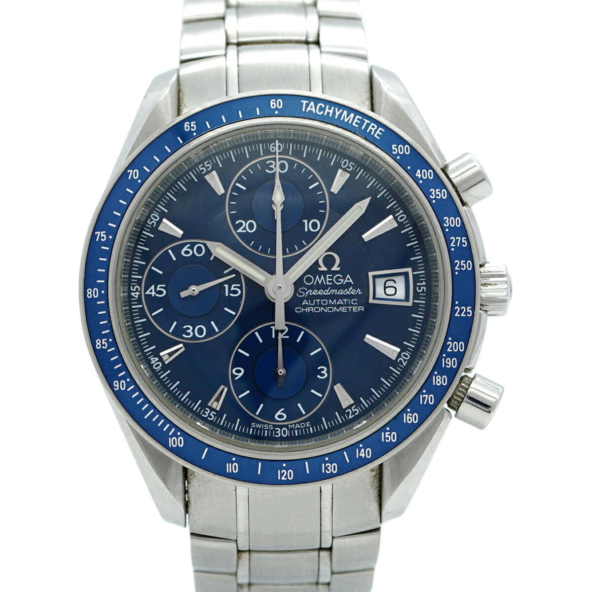 Pre-Owned Omega Speedmaster 3212.80 Blue Dial Men's Watch