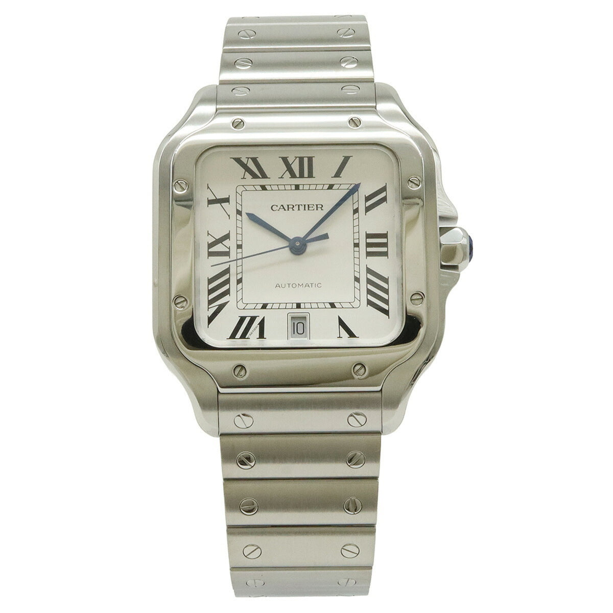 Pre-Owned Cartier Santos de LM Stainless Steel Men's Automatic Watch WSSA0009