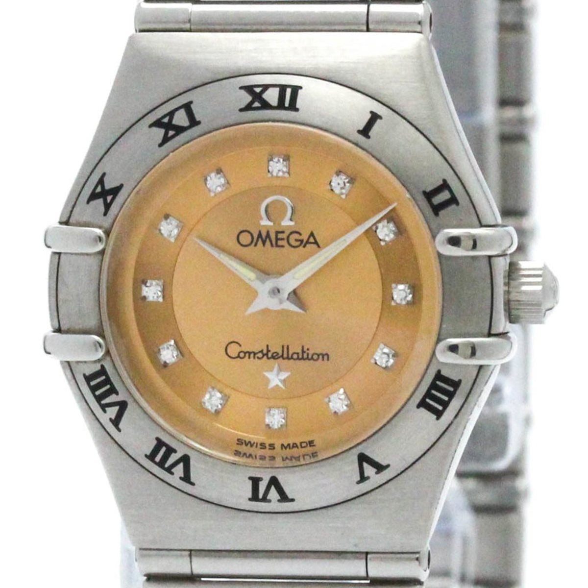 Pre-Owned Polished OMEGA Constellation Cindy Crawford Diamond Watch 1564.65 BF572361