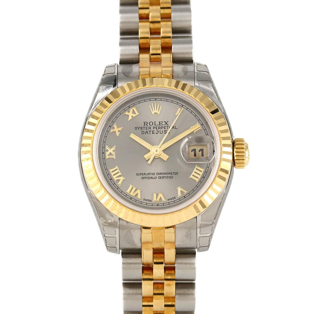 Pre-Owned Rolex Datejust 179173 SSxYG Automatic Watch F