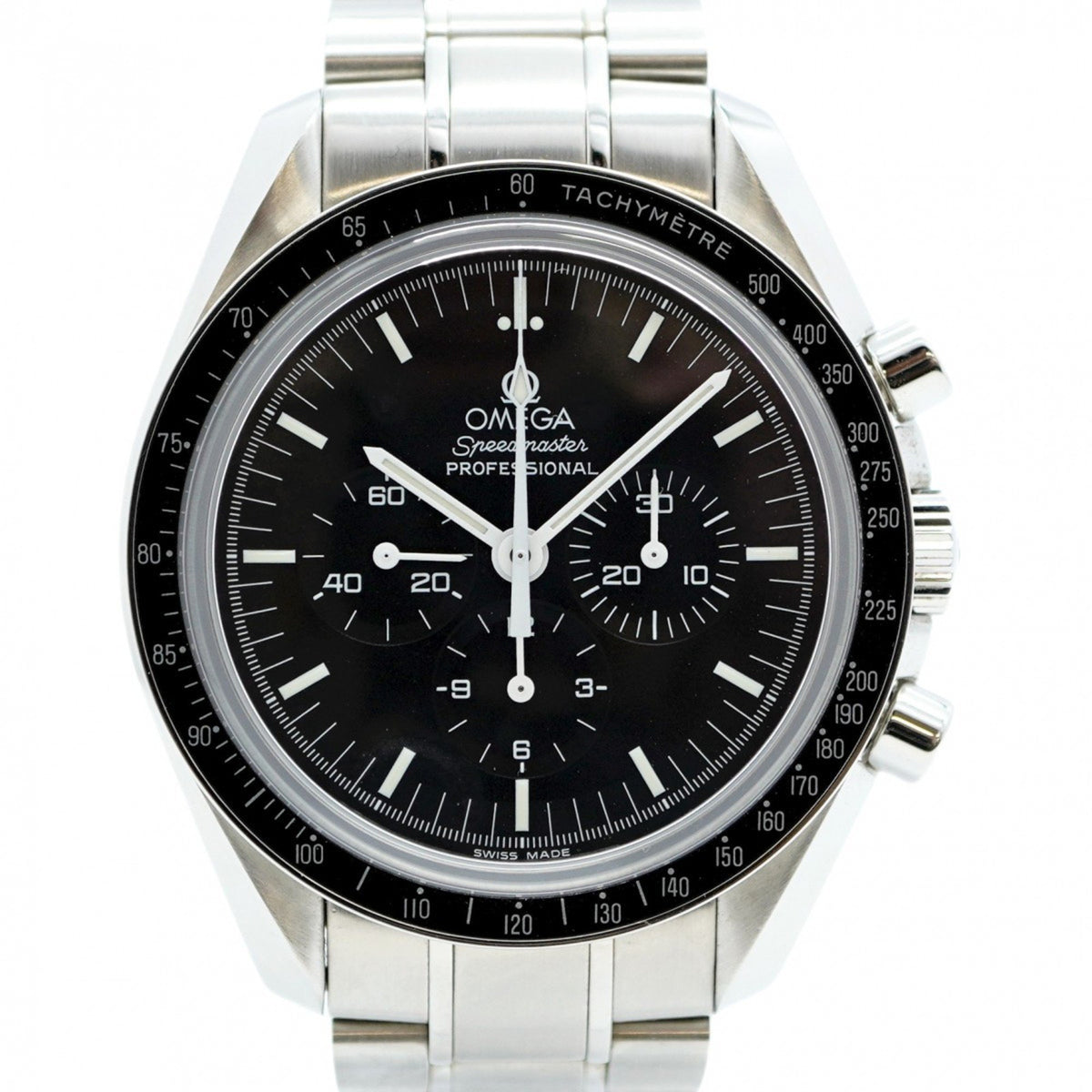 Pre-Owned Omega Speedmaster 3573.50 Black Dial Men's Watch