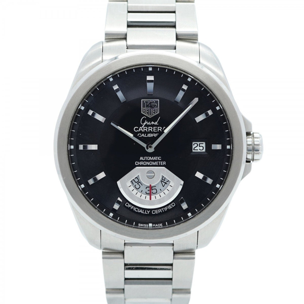 Pre-Owned TAG Heuer Carrera WAV511A Black Dial Men's Watch