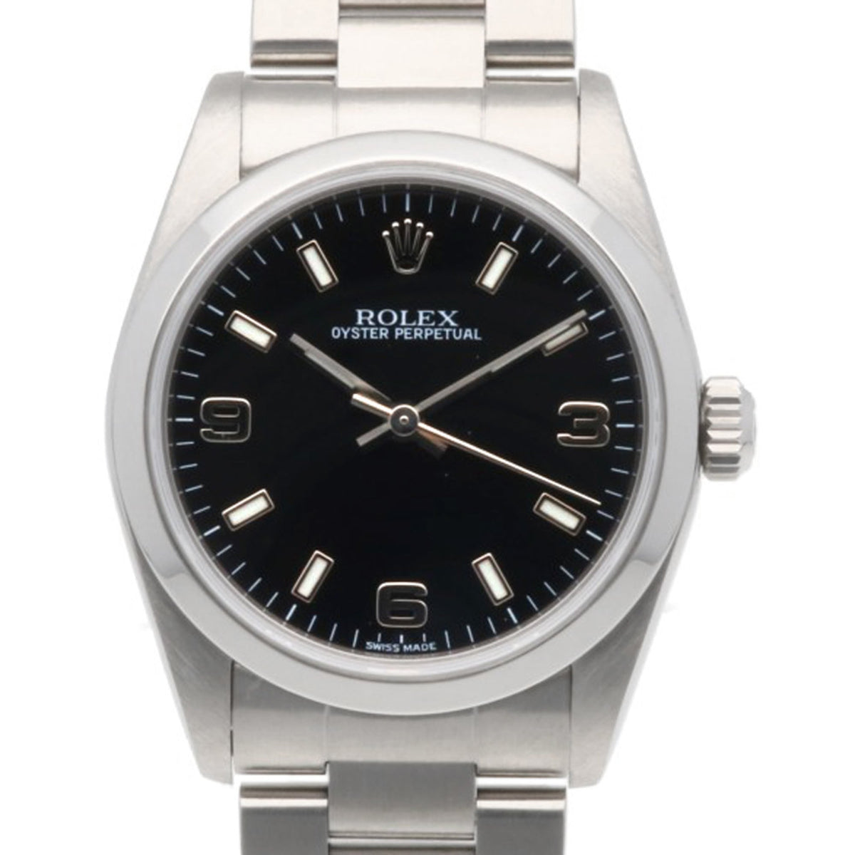 Pre-Owned Rolex Oyster Perpetual Watch, Stainless Steel, 77080, Automatic Winding, Overhauled, Polished, Y-serial number, Men's/Women's.