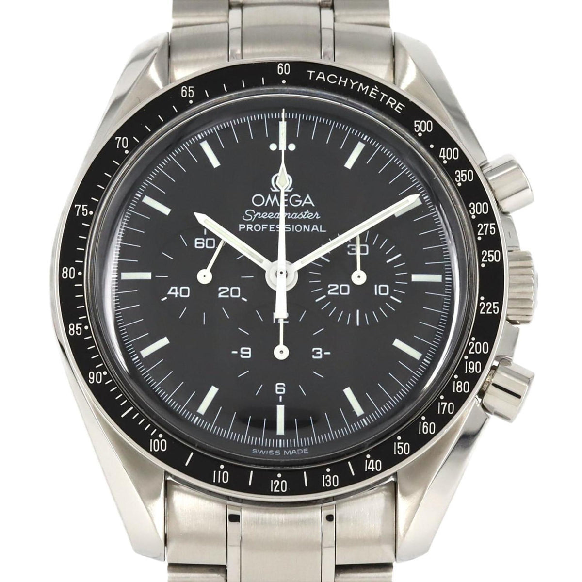 Pre-Owned Omega Speedmaster Pro 3570.50 SS Watch Manual Winding