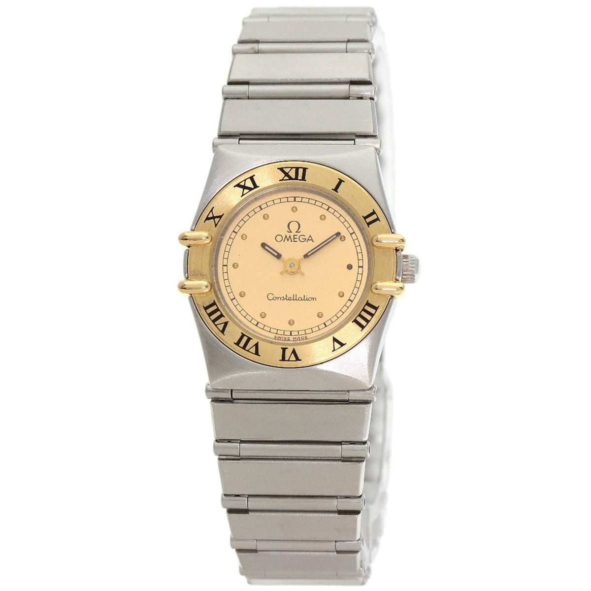 Pre-Owned Omega Constellation Flat Bezel Watch Stainless Steel/SSx18KYG Women's OMEGA