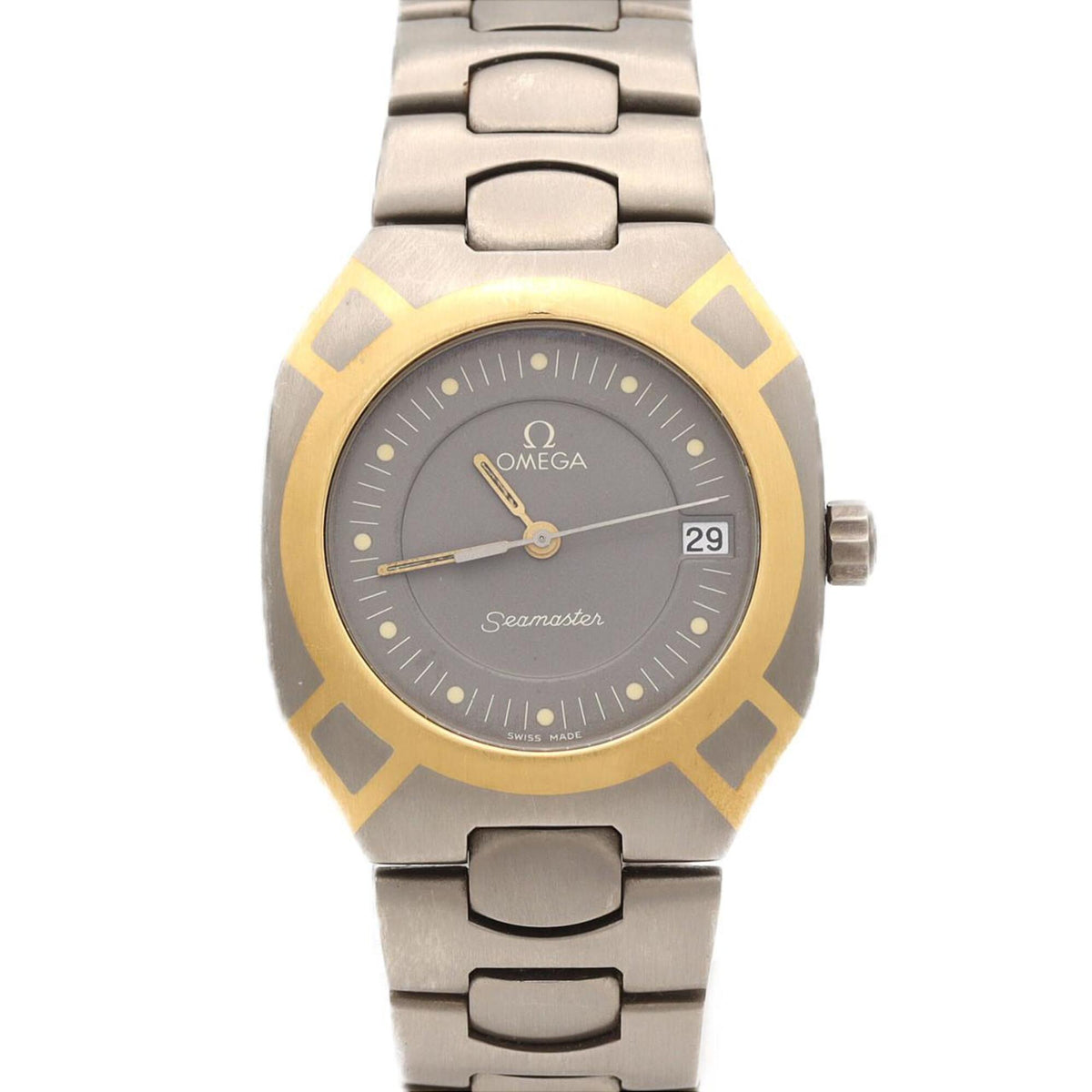 Pre-Owned Omega Seamaster Polaris TI 5814.40 TIxYG Quartz Watch