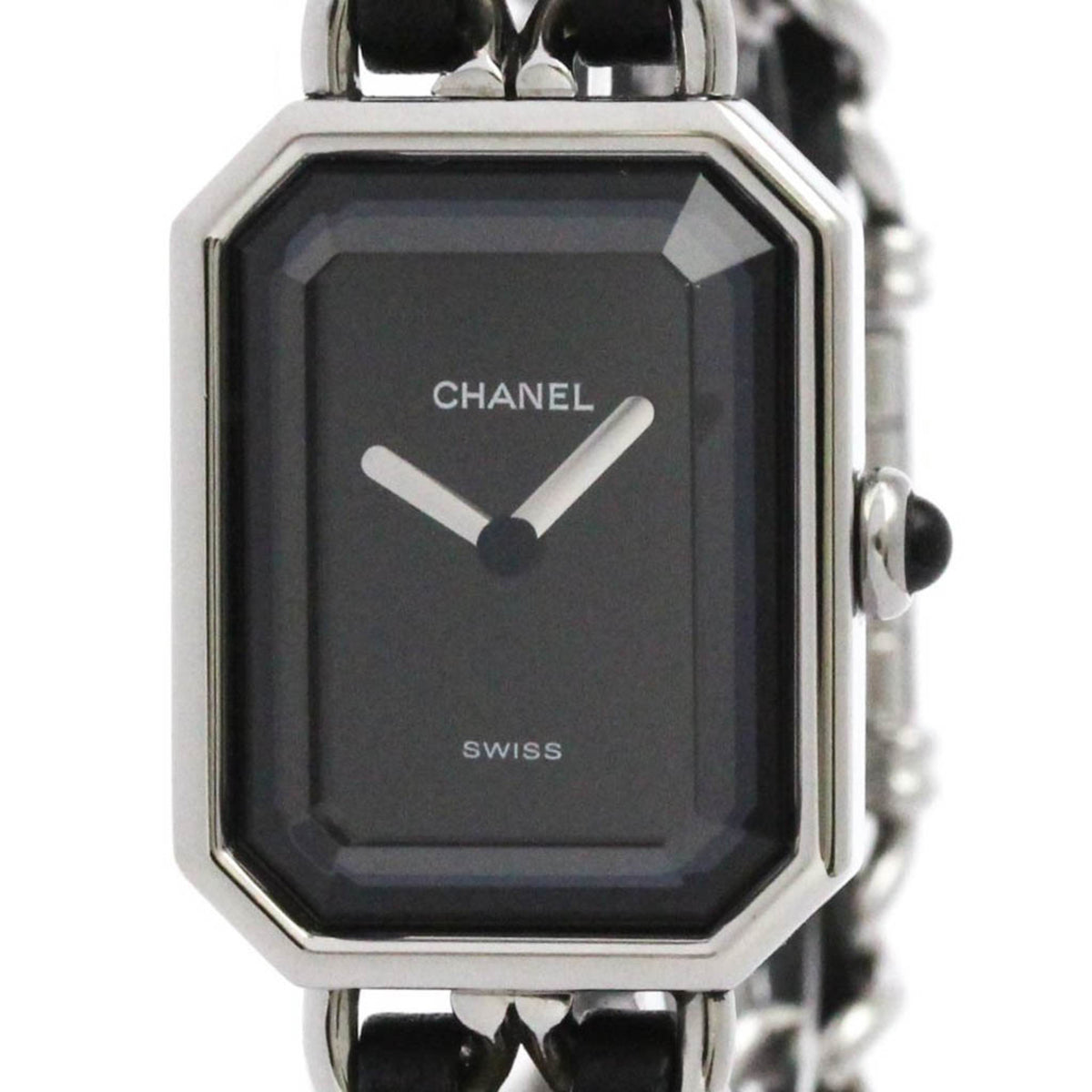 Pre-Owned CHANEL Premiere M Size Steel Quartz Ladies Watch H0451 Polished