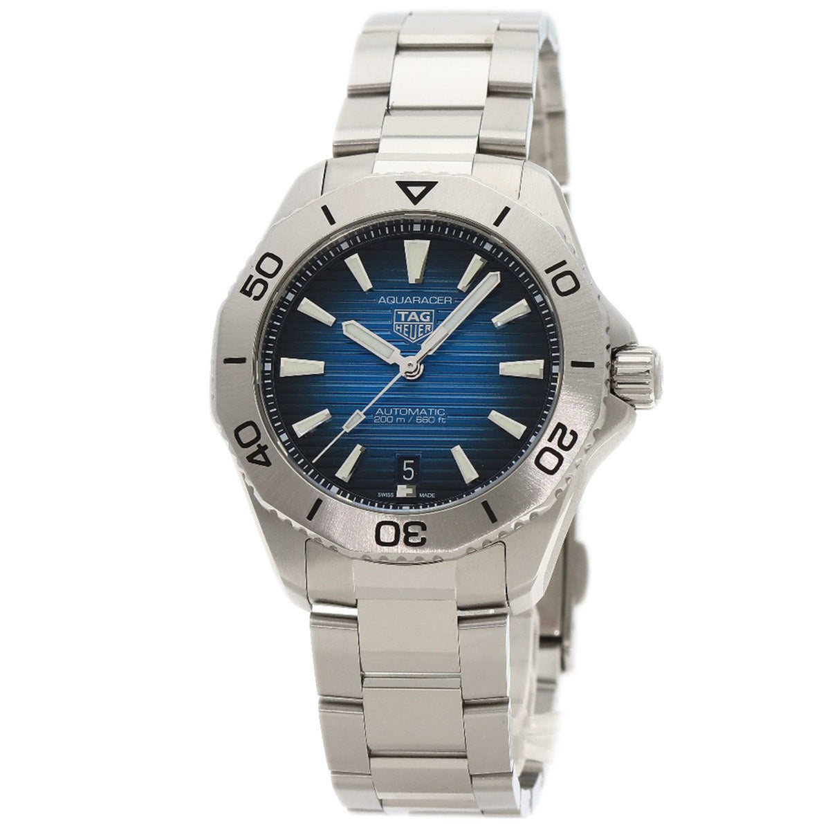 Montre TAG Heuer Aquaracer Professional d'occasion, WBP2111.BA0627, en acier inoxydable, pour homme. 