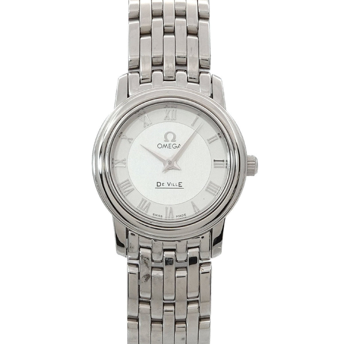 Pre-Owned Omega De Ville Prestige 4570 33 Ladies' Watch, Silver, Quartz