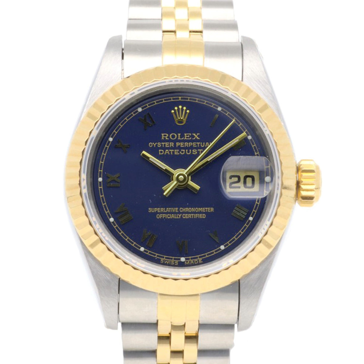 Pre-Owned Rolex Datejust Oyster Perpetual Watch, Stainless Steel, 69173, Automatic, Overhauled, W-Number, Women's, Roman Numerals