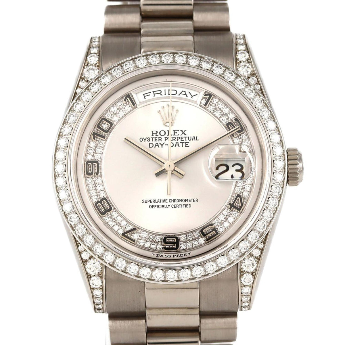 Pre-Owned Rolex Day-Date 118389MA WG Automatic Watch, D Serial