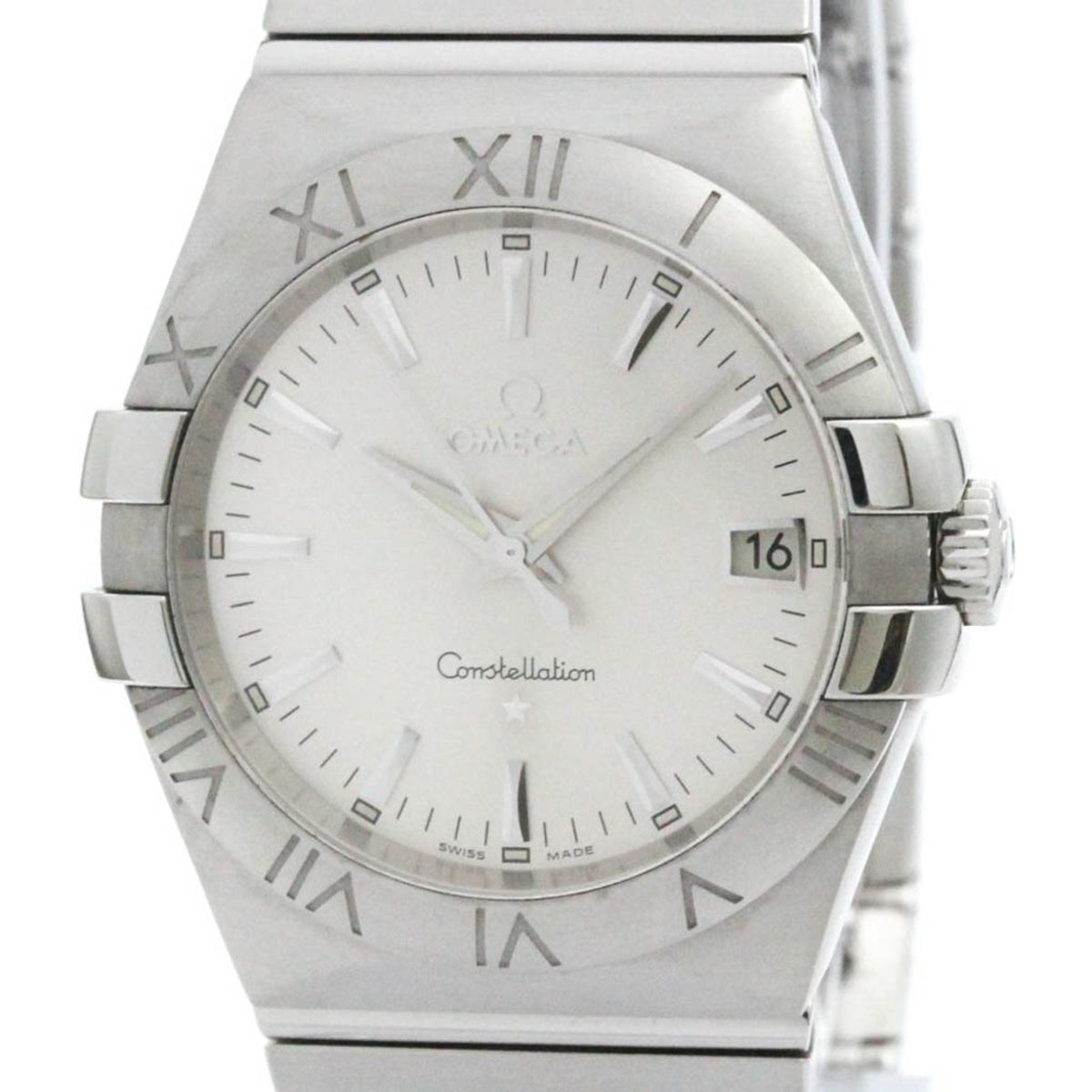 Pre-Owned Polished OMEGA Constellation Steel Quartz Watch 123.10.35.60.02.001 BF581033