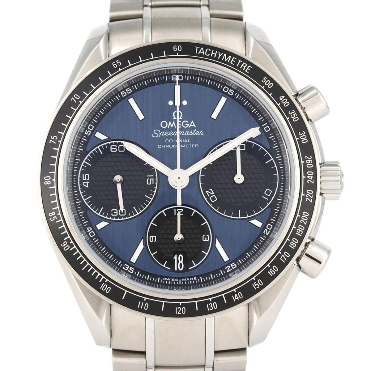 Pre-Owned Omega Speedmaster Racing 326.30.40.50.03.001 Stainless Steel Automatic Watch