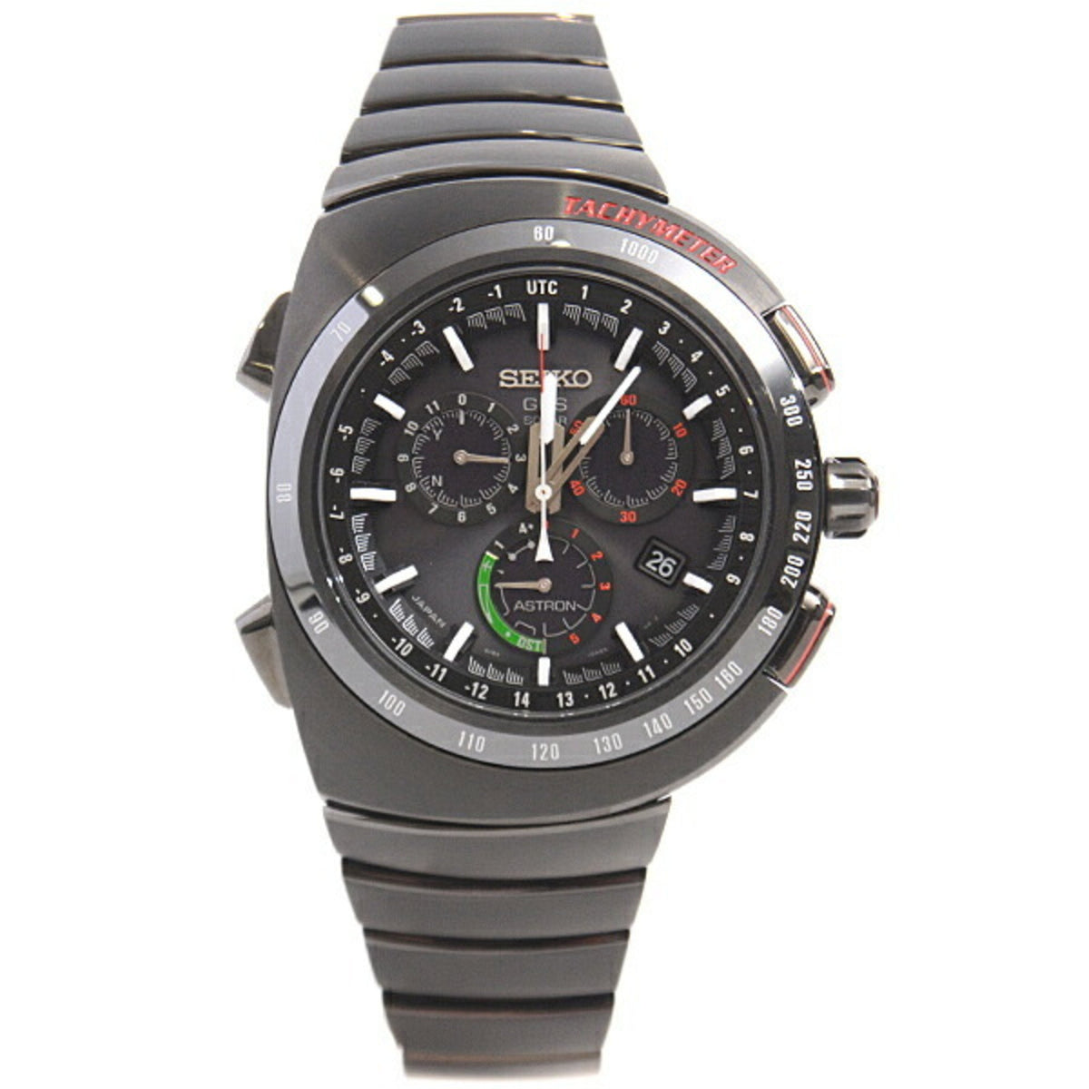 Montre homme Seiko Astron Giugiaro Design 2017 d'occasion, édition limitée à 3 000 exemplaires, titane noir, SEIKO SBXB121 TI 