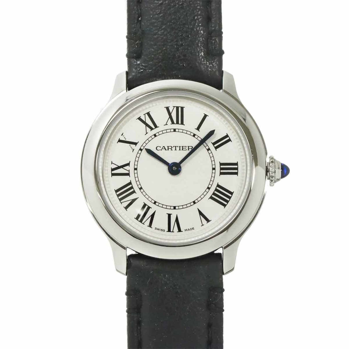Pre-Owned Cartier Ronde Must de 29mm WSRN0030 Women's Silver Quartz Watch