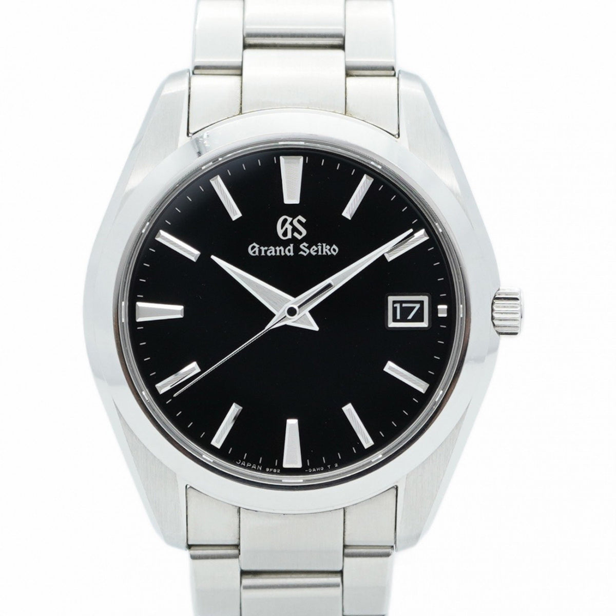 Pre-Owned Seiko Grand 9F82-0AF0 Black Dial Men's Watch