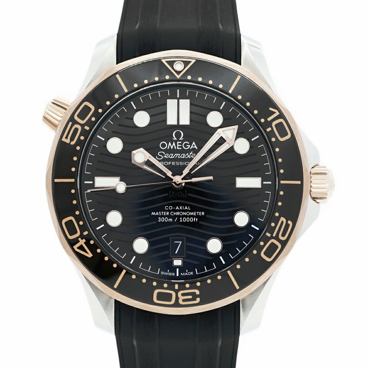 Pre-Owned Omega Seamaster 210.22.42.20.01.002 Black Dial Men's Watch