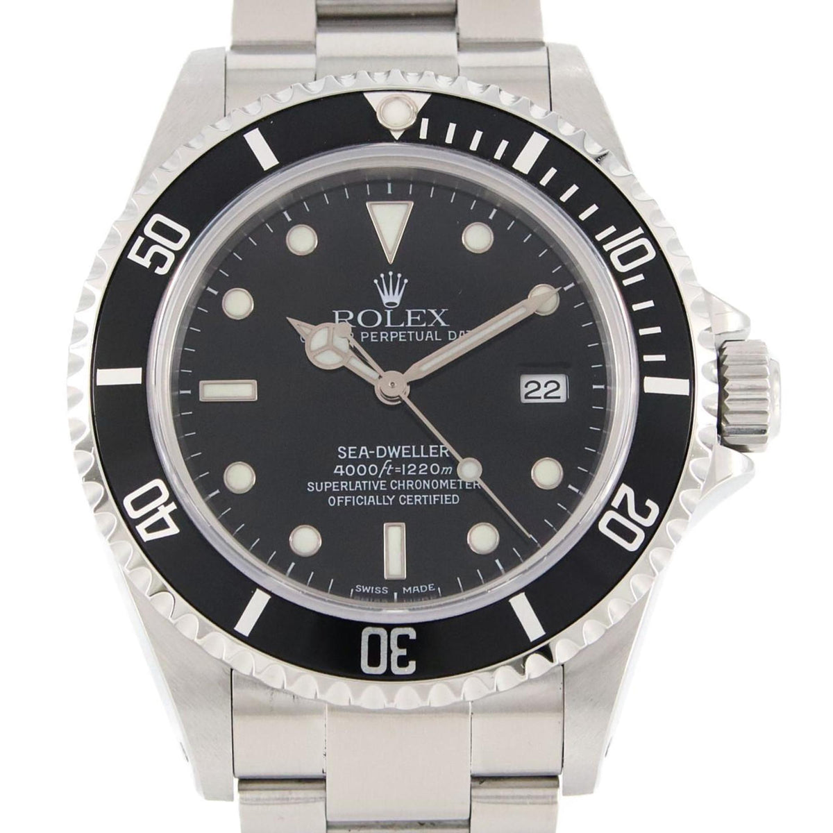 Pre-Owned Rolex Sea-Dweller 16600 SS Wristwatch Automatic Y-Serial