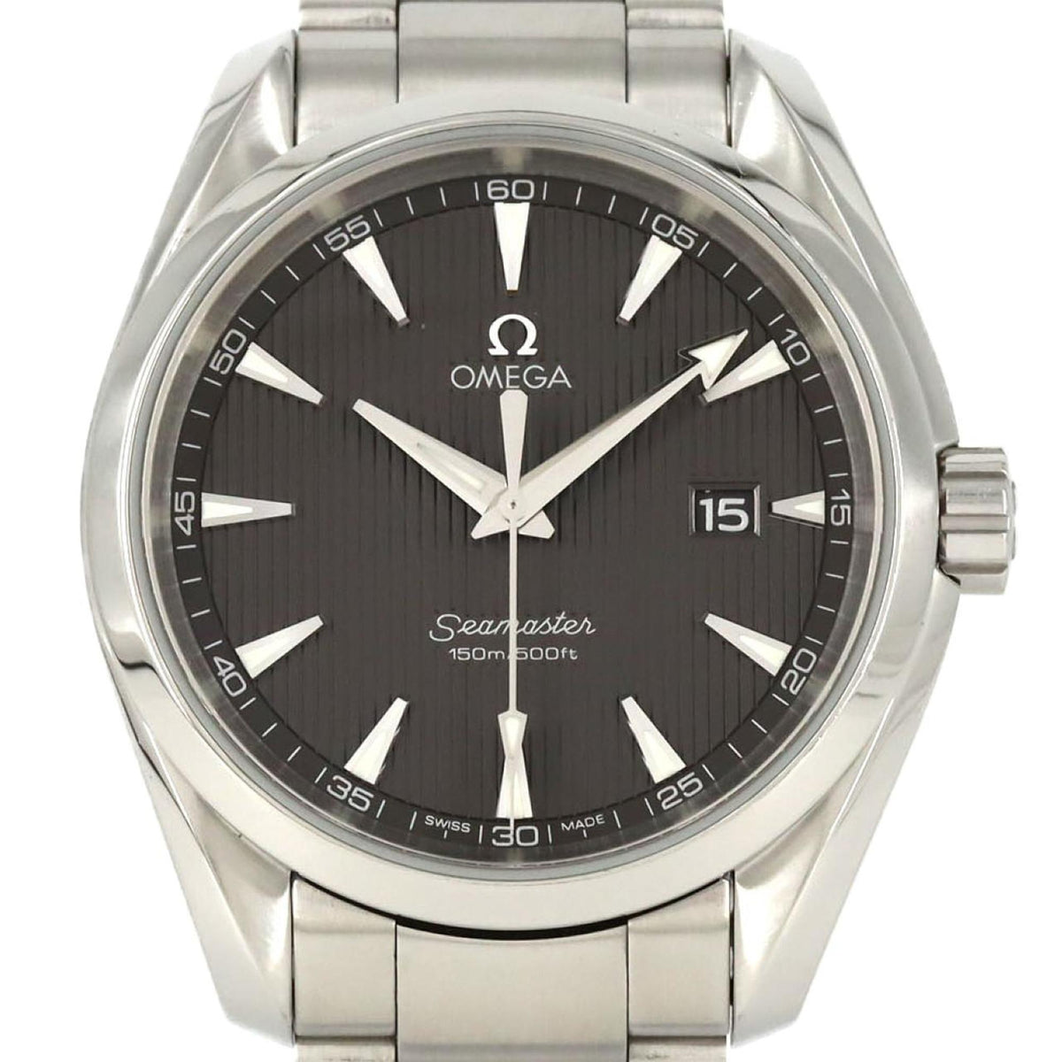 Pre-Owned Omega Seamaster Aqua Terra 231.10.39.61.06.001 Stainless Steel Quartz Watch
