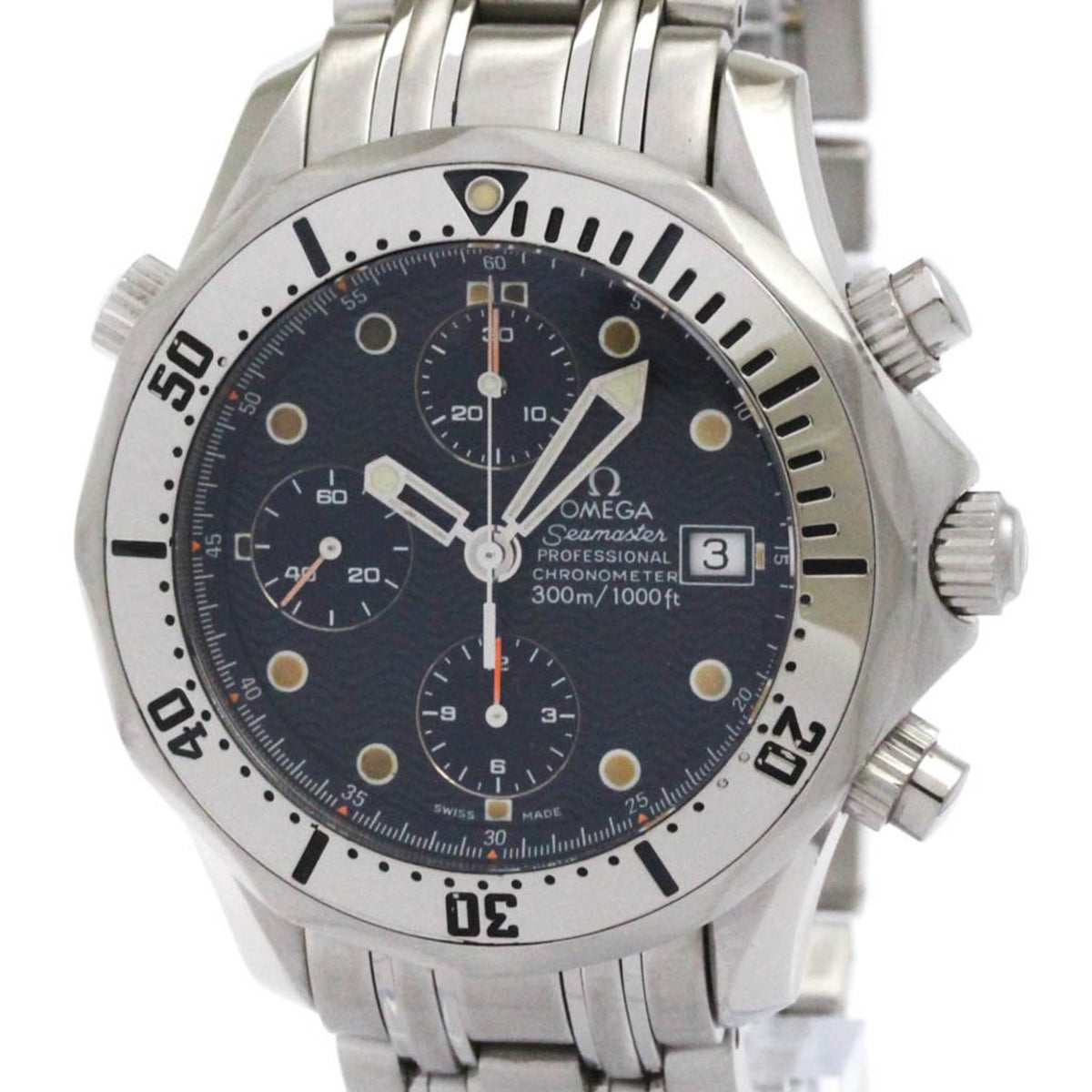 Pre-Owned OMEGA Seamaster Professional 300M Chronograph Watch 2598.80 Polished