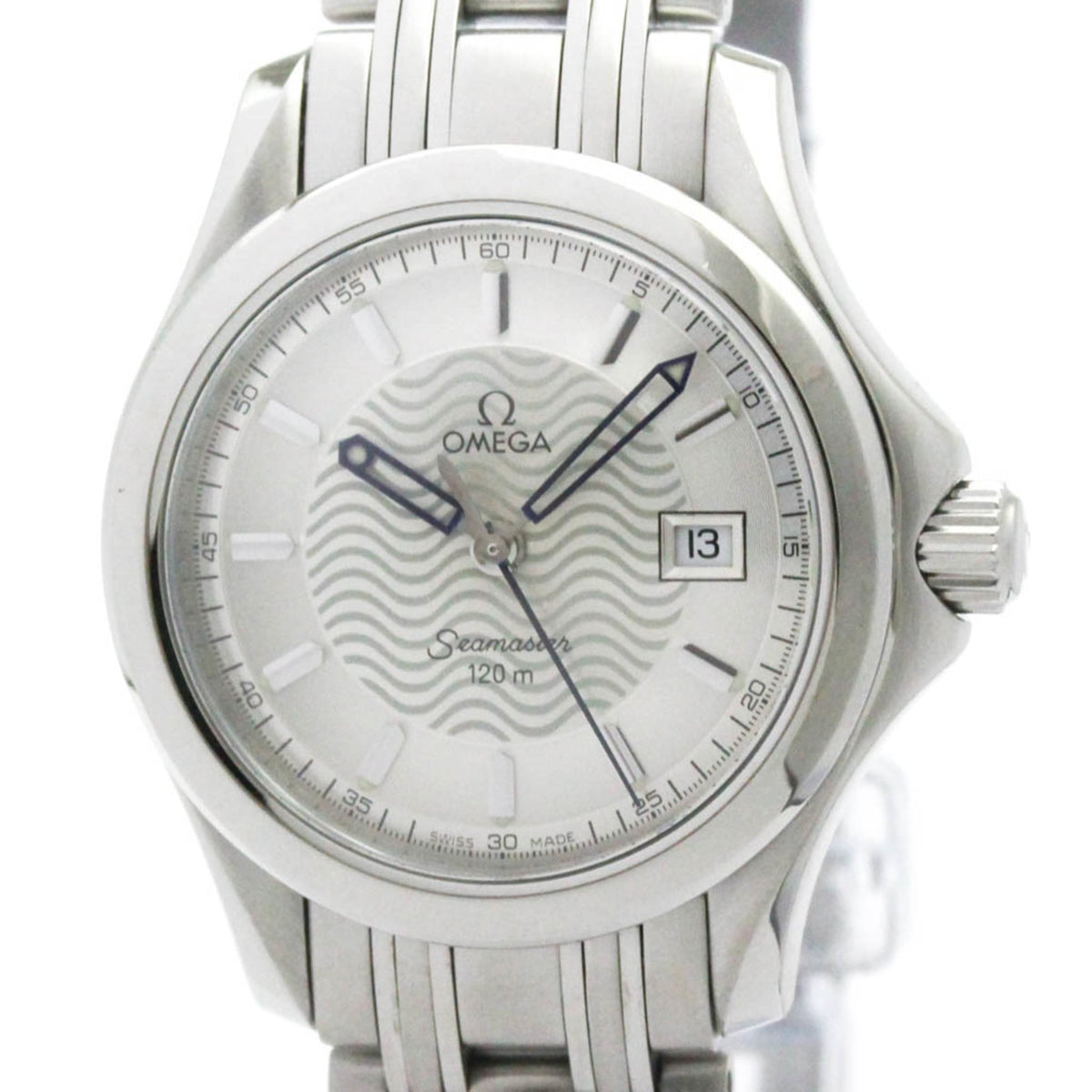 Pre-Owned OMEGA Seamaster 120M Steel Quartz Ladies Watch 2571.31 Polished