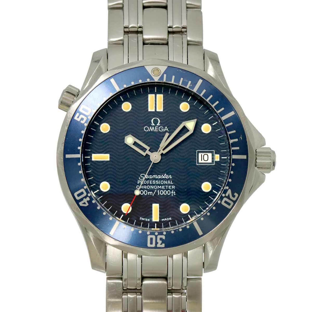 Pre-Owned OMEGA Seamaster 300 Professional 2531 80 Men's Watch with Date, Blue, Automatic