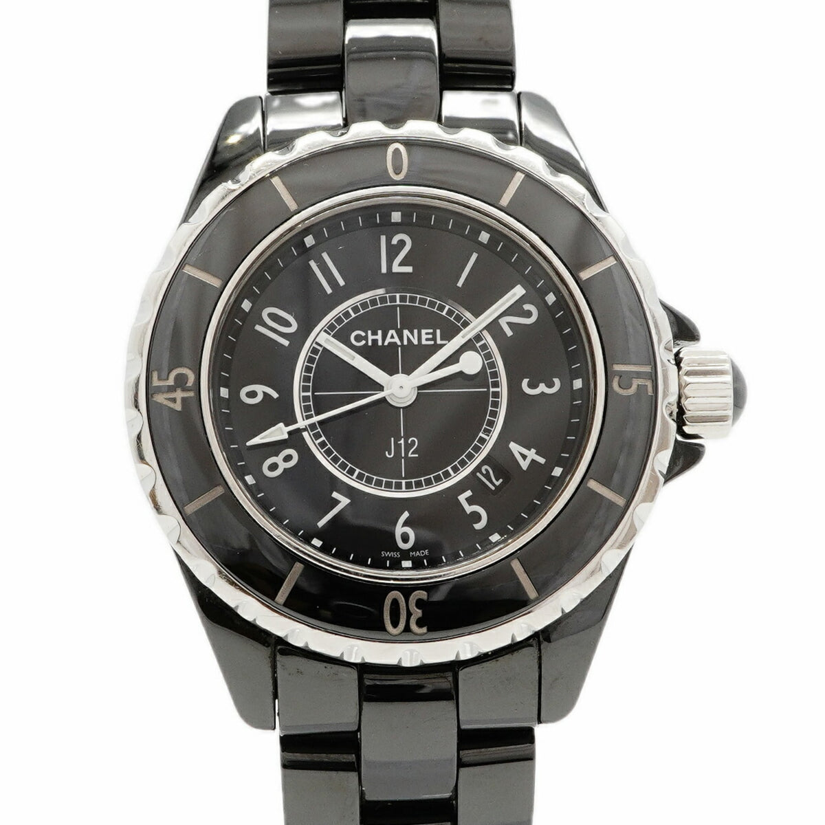 Pre-Owned Chanel J12 H0682 Black Dial Women's Watch