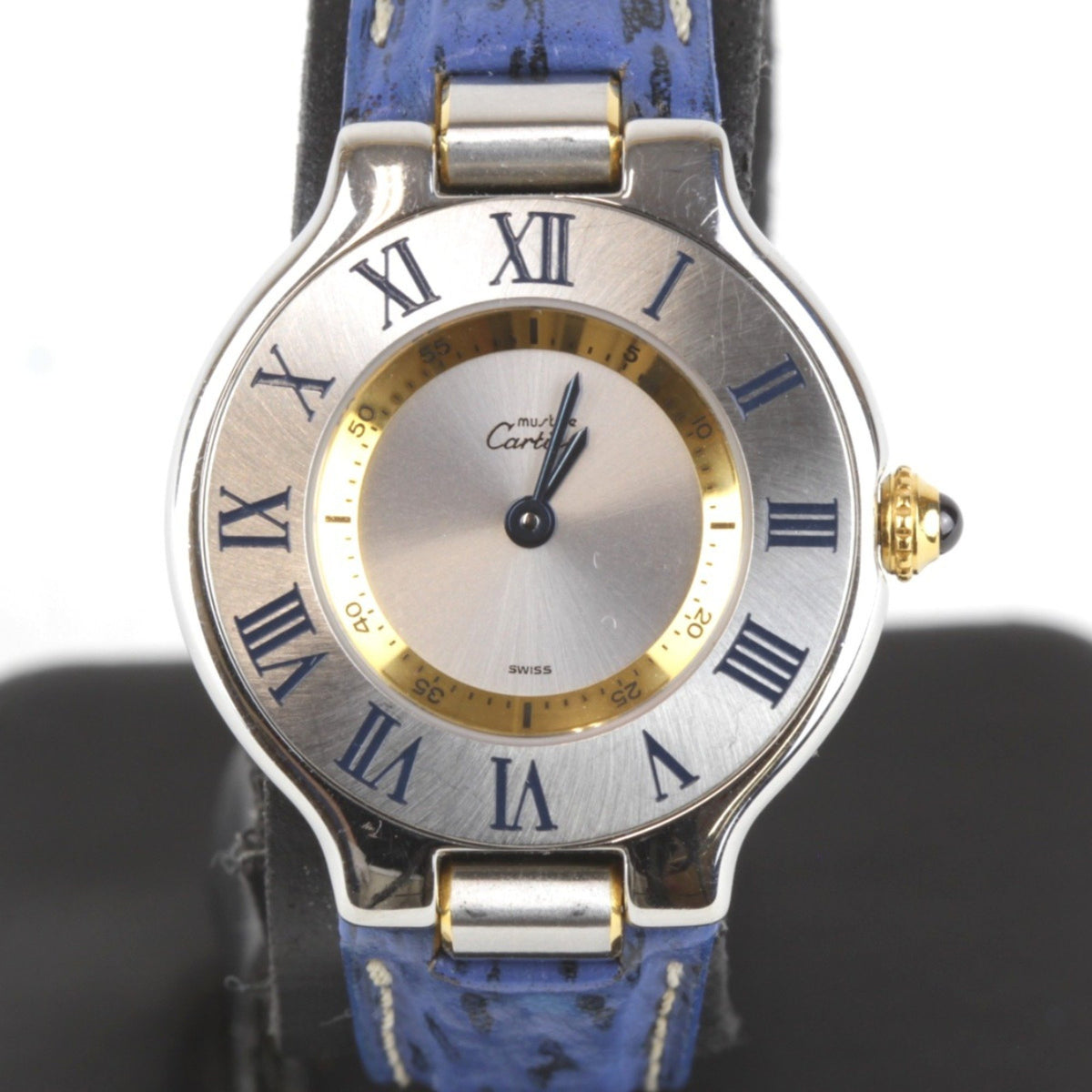 Gebrauchte CARTIER Must 21 Quartz 1340 Armbanduhr Damen 