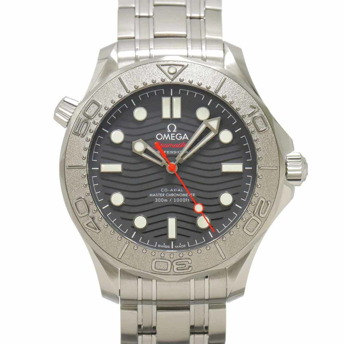Pre-Owned OMEGA Seamaster Diver 300M Co-Axial Master Chronometer 210 30 42 20 01 002 Men's Watch Black Automatic