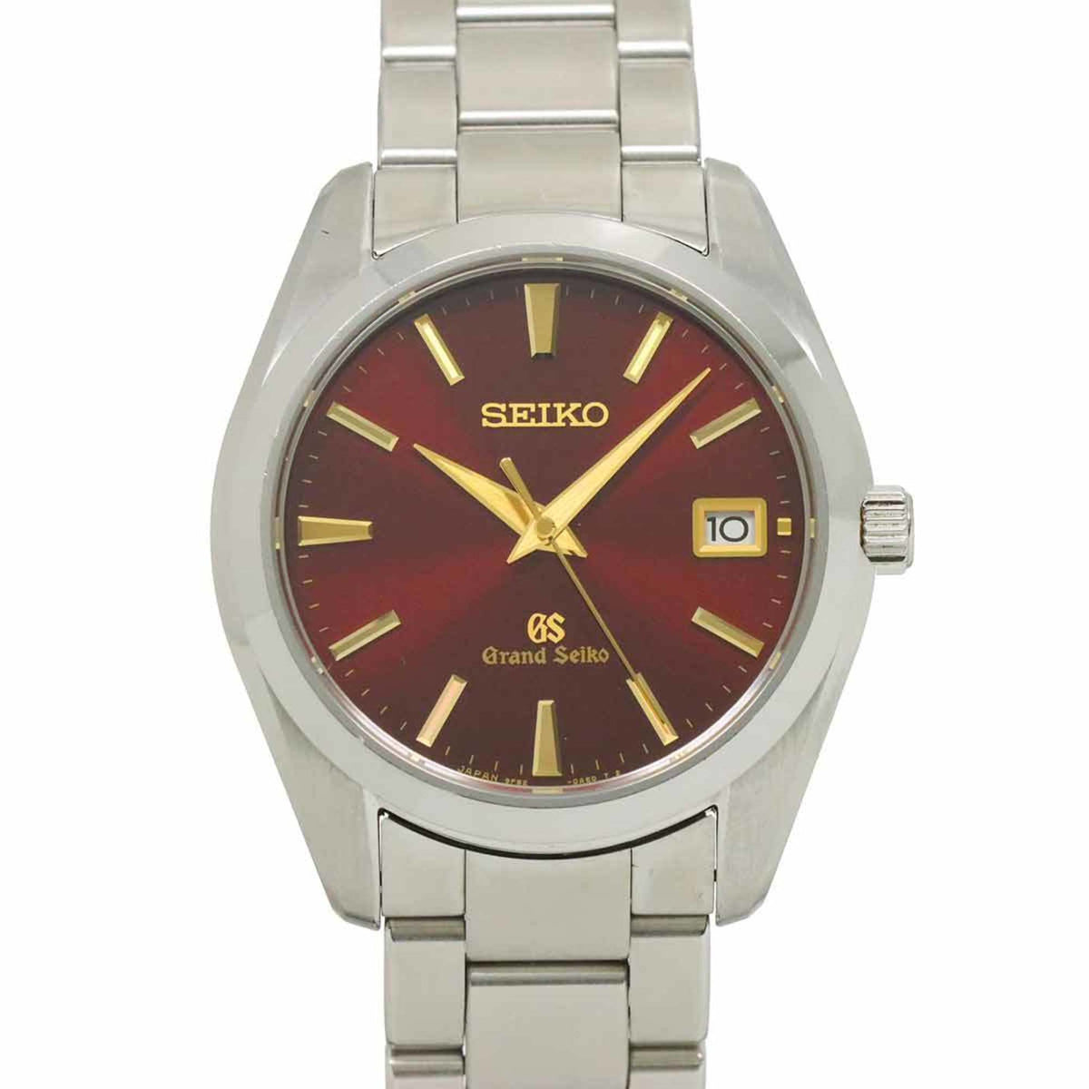 Pre-Owned SEIKO Grand Seiko SBGV027 Limited to 500 pieces Men's watch 9F82 0AG0 Date Red Quartz GRAND