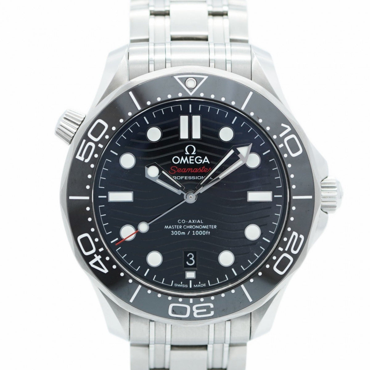 Pre-Owned Omega Seamaster 210.30.42.20.01.001 Black Dial Men's Watch