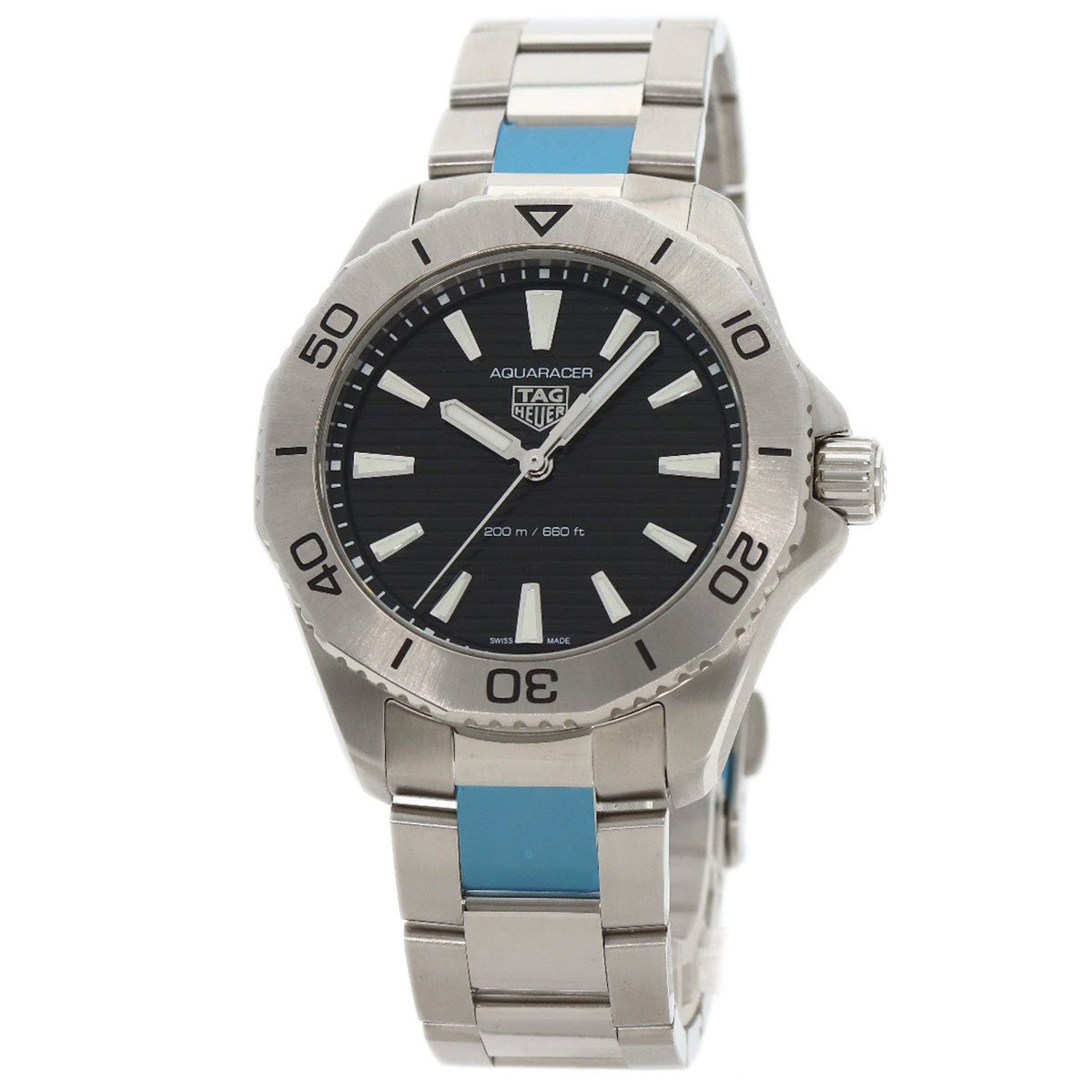 Pre-Owned TAG Heuer WBP1110.BA0627 Aquaracer Professional 200 Unused Watch Stainless Steel SS Men's HEUER