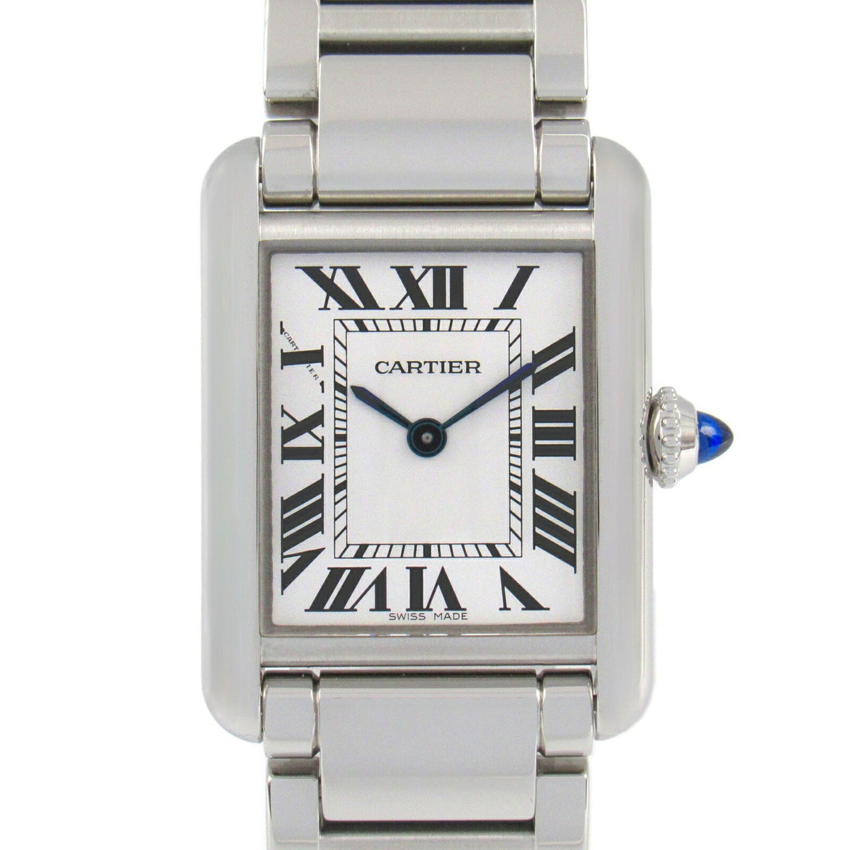Gebrauchte CARTIER Tank Must SM Uhr Edelstahl Damen Silber WSTA0051 