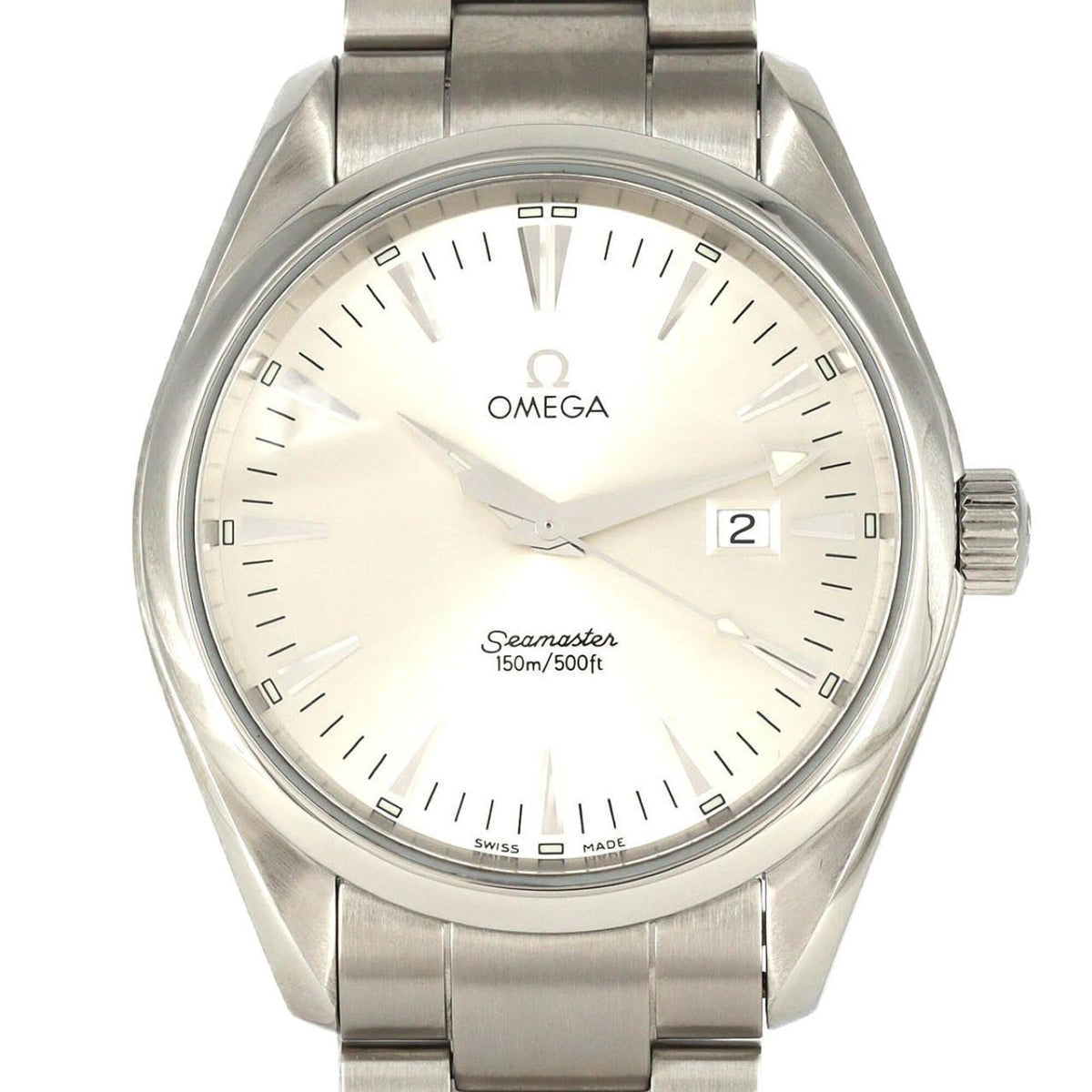 Pre-Owned Omega Seamaster Aqua Terra 2517.30 SS Quartz Watch