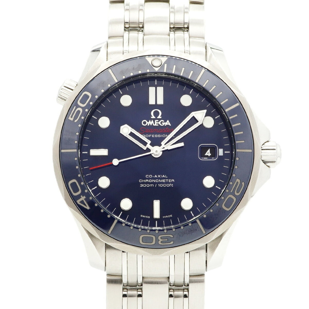 Pre-Owned Omega Seamaster 212.30.41.20.03.001 Navy Dial Men's Watch