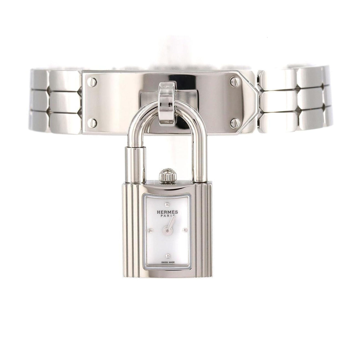 Montre à quartz Hermes Kelly KE4.110 SS d'occasion 