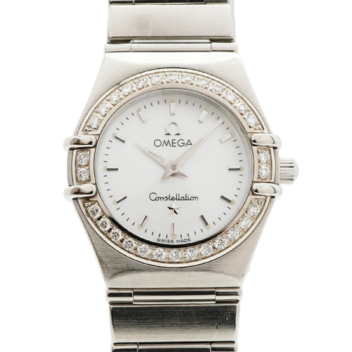 Pre-Owned Omega Constellation Diamond 1466.71 White Dial Women's Watch