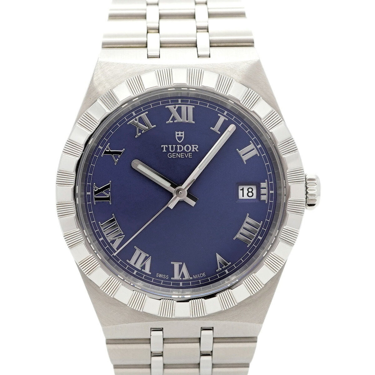 Pre-Owned Tudor Royal 28500 Blue Dial Men's Watch
