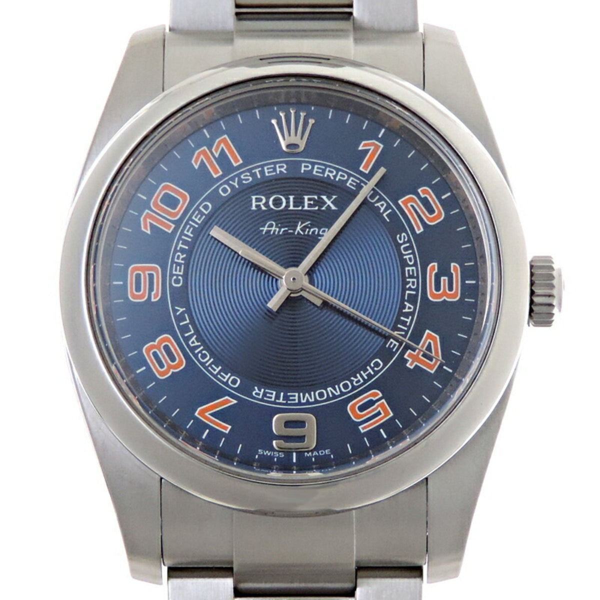 Montre homme Rolex Air King Concentric M d'occasion, série 2007-2008, 114200 