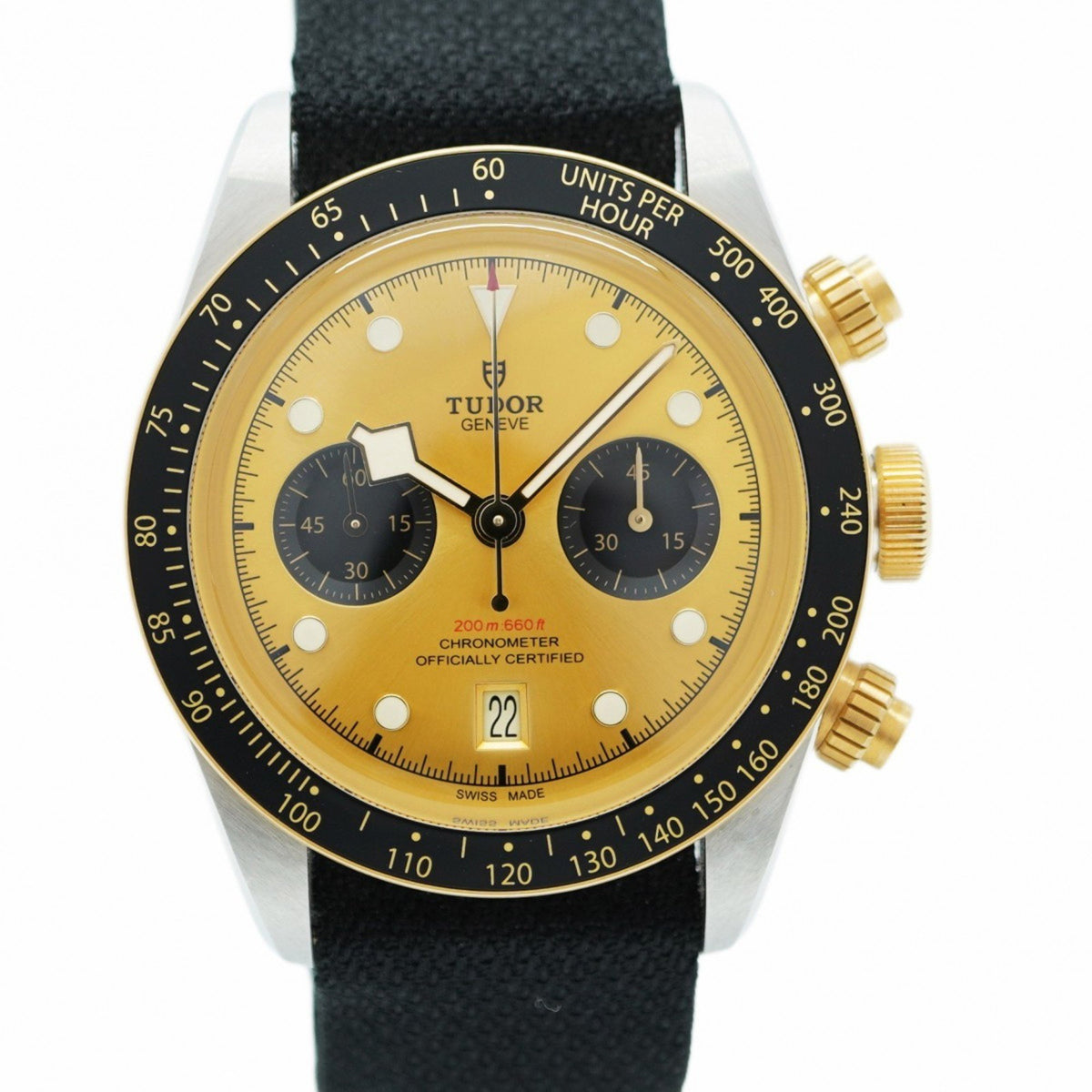 Pre-Owned Tudor Black Bay 79363N Gold Dial Men's Watch