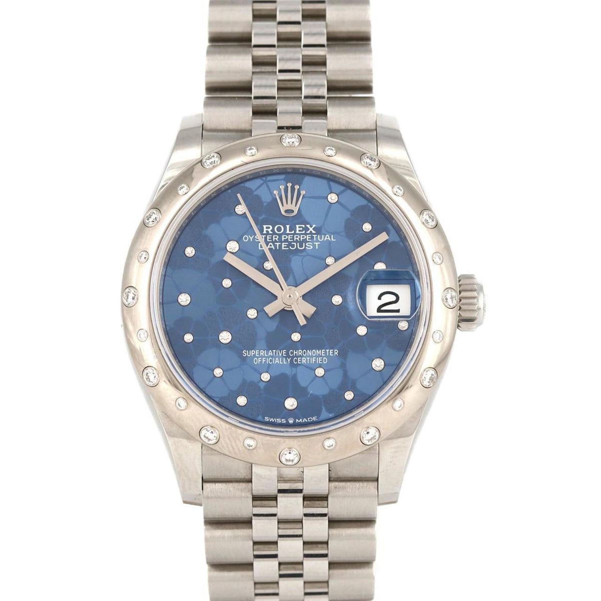 Pre-Owned Rolex Datejust 278344RBR SSxWG Automatic Watch, Random Number